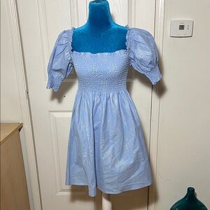 HILL HOUSE Athena Metallic Nap Dress Women’s XS